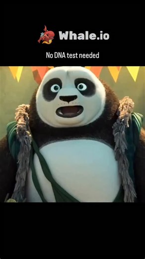 giggyvibe on Instagram: "The post shares a comedic Kung Fu Panda 3 clip where Po's quest for his lost father leads to a mix-up with another character, captioned "No DNA test needed" to poke fun at unmistakable family resemblances without genetic proof. Created by meme-focused account @sankii_memer on December 17, 2025, it quickly amassed 760 likes and 74 replies, sparking lighthearted comments on shared traits like "same IQ" and Indian-style humor. The scene from the 2016 film highlights themes