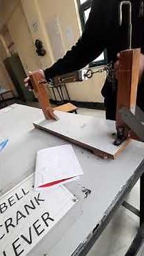 Engineering mechanics practical: bell crank lever