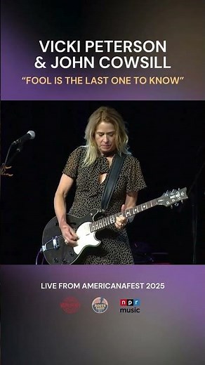 Vicki Peterson & John Cowsill - "Fool is the Last One to Know" (Live at AmericanaFest 2025)