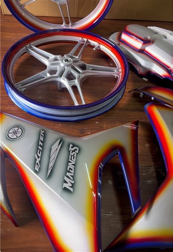 Titanium Part Airbrushing