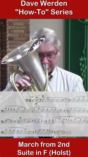 #1 - How to Play the Euphonium Solo in Holst 2nd Suite. General introduction for musical success