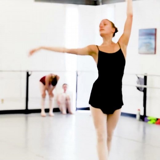 In rehearsal - Coppélia - classical ballet