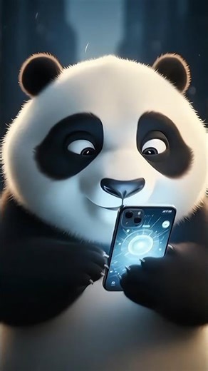 “Panda bhi shorts addict ho gaya 📱🐼#pandashorts #pandastory #aiviralshorts #cartoon