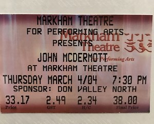 Concert History of Markham Theatre for Performing Arts Markham, Ontario, Canada  | Concert Archives