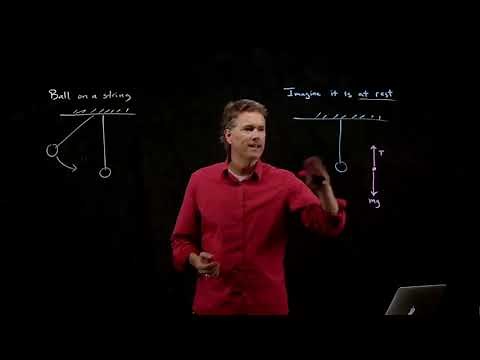 Ball Swinging on a String - What are the Forces? | Physics with Professor Matt Anderson | M8-09