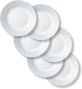 Amazon.com | Corelle Boutique Dinner Plate Farmstead Blue 11in (27.9cm) 6 Pack: Dinner Plates