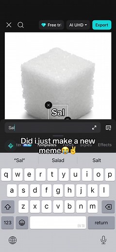 New Salt Cube Meme Play: 2 Posts in a Day