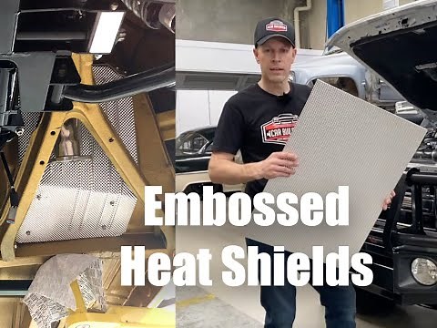 Car Builders Embossed Heat Shield Overview
