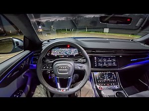 2024 Audi SQ8 - POV Night Drive (Binaural Audio)