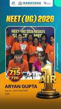 NEET (UG) 2026 Topper AIR 1 Aryan Gupta's Journey | Aryan Gupta's Success Story