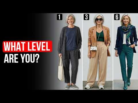 The 7 Levels of Getting Dressed Over 50 (Be honest… Which One Are You?)
