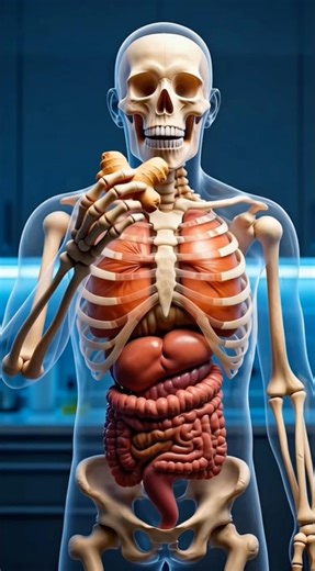 🦴 ASMR Anatomy: What Happens Inside Your Body When You Eat Ginger? 🌿