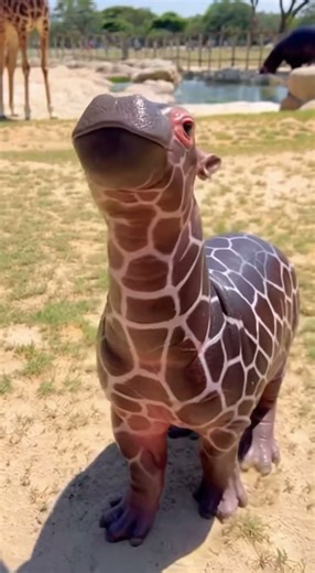 What Happens When You Cross a Giraffe and a Hippo