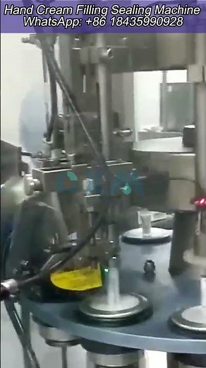 Hand Cream Filling Sealing Machine #fillingsealingmachine #handcream #tubefillingsealingmachine