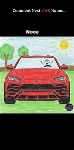 Lamborghini uras Realistic Drawing 🎨. ‪@CarGuy-Drawing‬