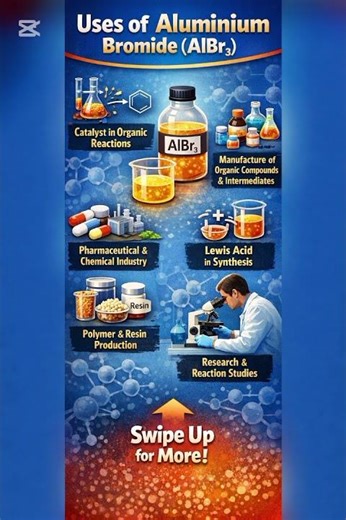 Aluminium bromide uses #education #chemistrypage #chemistryclass12 #chemistry #chemistry9th