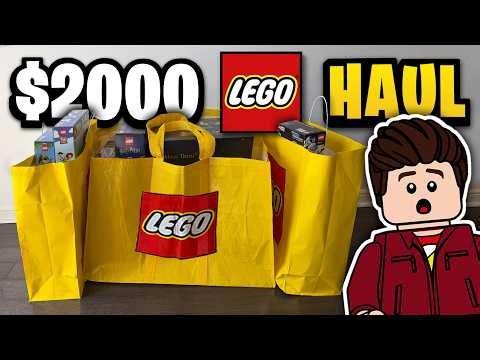 My BIGGEST and Most EXPENSIVE LEGO Store Haul EVER