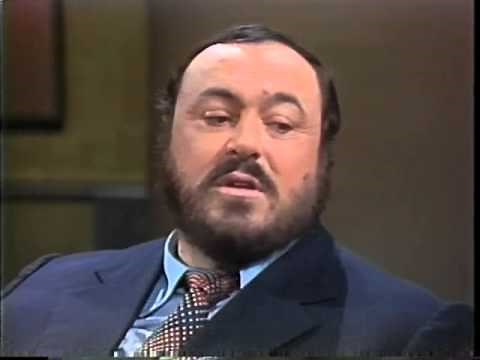 Luciano Pavarotti on Letterman, October 26, 1982