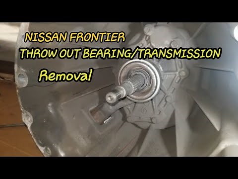 2005 Nissan Frontier Throw out Bearing And Transmission Removal
