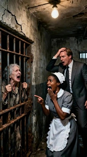 The Black Maid Who Opened the Wrong Door—And Uncovered the Millionaire’s Mother Shackled in the Basement by His Perfect, Poisonous Wife... IIn a mansion that sparkled like a jewel above the city, wealth shimmered in every corner—golden chandeliers, marble floors, and the quiet hum of luxury. But beneath that perfect shine lay something rotten… something the Kingsley family would do anything to hide. Aaliyah Carter, the new maid, arrived with hope clinging to her like a second skin. After months 