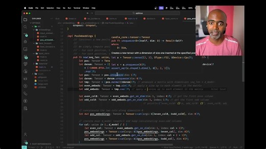 使用 candle Rust 实现 Transformer - (Part 1, Input Embeddings)