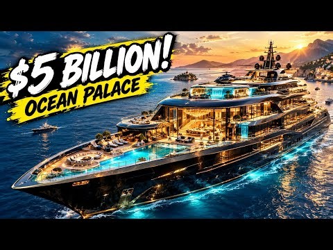 Inside the $5 Billion Royal Superyacht | A Private Ocean Palace Built for Billionaires
