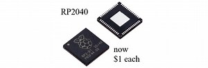 Raspberry Pi update: RP2040 single chips on sale now for $1 #RaspberryPi @Raspberry_Pi