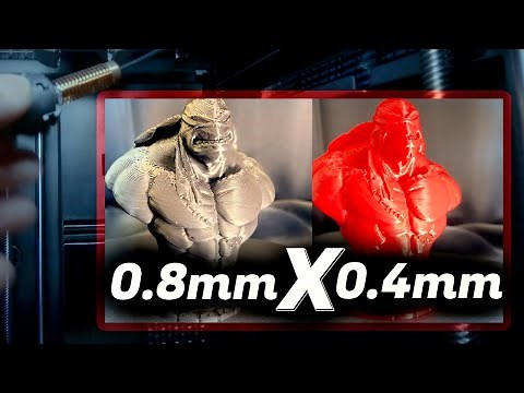 Faster 3D Printing: Testing the 0.8mm Nozzle | More Output in Less Time