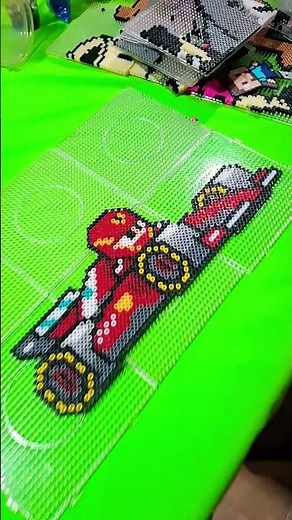 I MADE AN F1 CAR OUT OF HAMA BEADS #f1 #hamabeads #car
