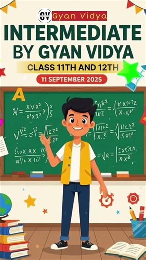 UP Board Hindi Medium Classes 11 & 12 | Gyan Vidya New Channel Launching 11 Sept 2025 🚀 #GyanVidya
