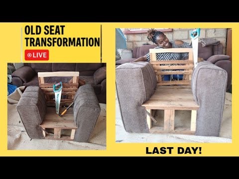 Old Seat Restoration LAST DAY! Don’t Miss the Final Look (LIVE)