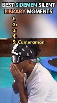 Funniest Sidemen Silent Library Moments 🤐📚 #sidemen