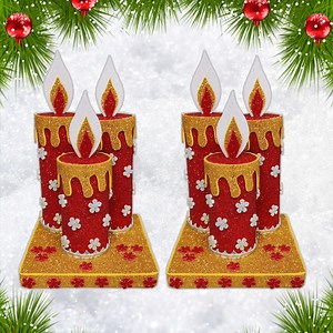 best christmas candle craft ideas for home decoration | My Arts & Crafts