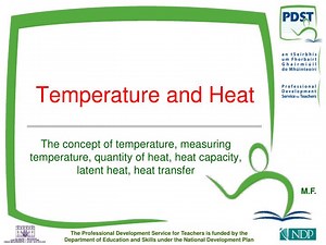 Temperature and Heat - SlideServe