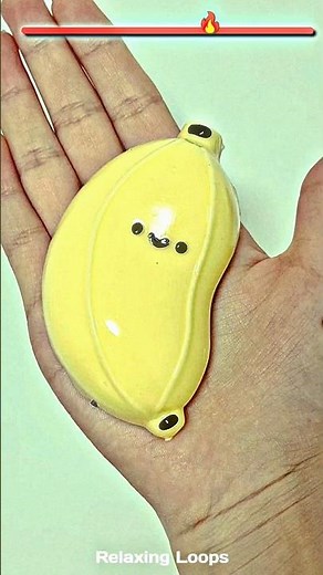 Cute Banana Squishy ASMR 🍌 Super Satisfying Stress Relief & Relaxing Fidget Toy #shorts #viralshorts
