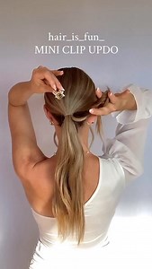 3.8K reactions · 25 comments | MINI CLIP HAIRSTYLE for you⚜️⚜️⚜️...