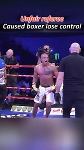 Unfair referee Caused boxer lose control #fighting #boxing | Ricky Witt | Facebook