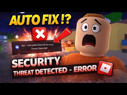 Cara Mengatasi Akun Roblox Security Notification | Solusi Roblox Detected a Security Threat Error