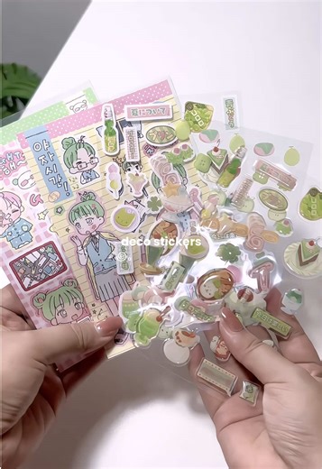Cute Deco Stickers for Aesthetic Projects