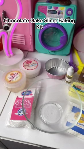 Chocolate Cake Slime Baking Kit | Unique DIY Slime Food Creation