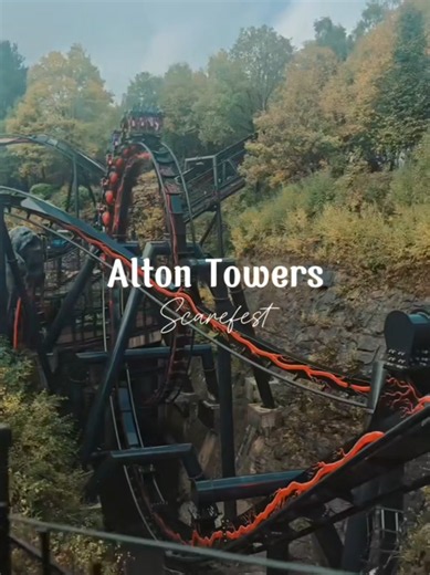 Scarefest at Alton Towers is nearly upon us 🎃🎢 My favourite time of year to visit AT. Decorations 🎃 Theming 🐸 Rides in the dark 🎢 Scare mazes 👀 With the historical towers standing tall, looming over the park, it really adds to the atmosphere. Will you be heading to Scarefest this year? #themepark #altontowers #rollercoaster #ride #scarefest
