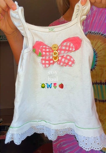 OBSESSED with these finds. a huge shout out to @sabrena 🧚🏼‍♂️ for the absolute cutest things!! 😭 she is so talented!! #etsy #haul #babygirl #whimsical #baby