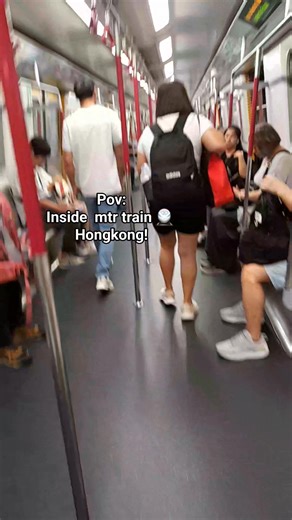 On board MTR train hongkong. #onboard #ride #train #mtrhongkong | Adelina Ladia