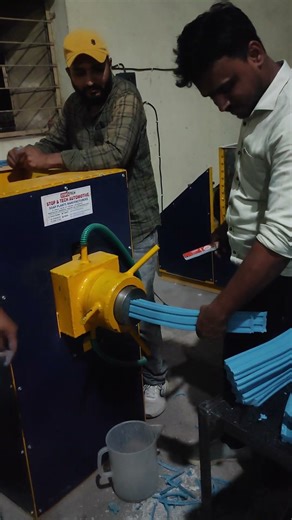 detergent cake making plant trial run 1.