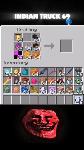 Minecraft me Craft a Indian Truck 😲 #minecraft #mcpc #shorts