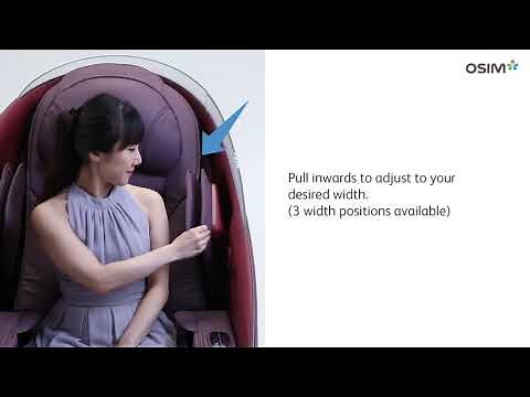OSIM uDream Instructional Video: Adjusting The Arm Massage Units and Footrest Positions