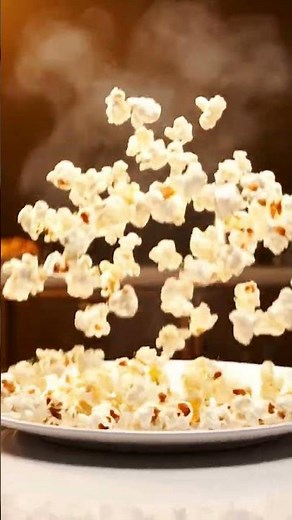 The Magical Popcorn 🍿 | A Whimsical 3D Food Transformation Short