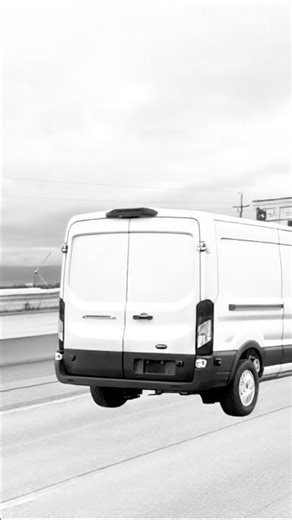 ford van driving on a freeway [made by AI]