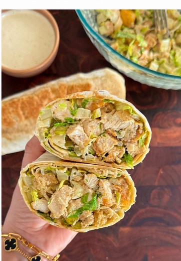 Delicious Chicken Caesar Wrap Recipe