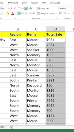 Columns & Row Insert in MS Excel | Computer Tech Academy